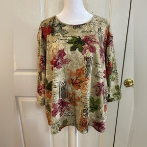 Shenanigans fall colors tee, 3X